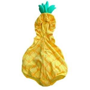 CARTER’S PINEAPPLE COSTUME BABY 3mo to 6mo YELLOW GREEN.